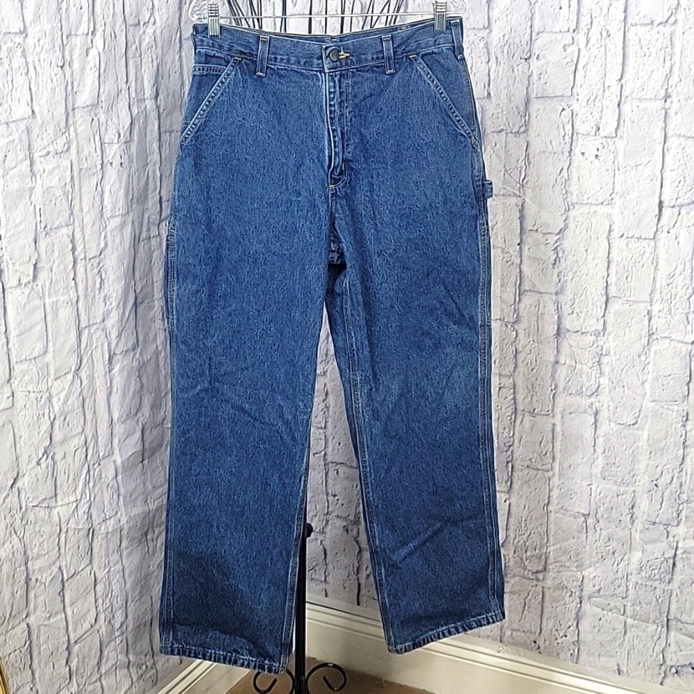 CARHARTT Men's Carpenter Wide Leg Jeans Size 34X30β